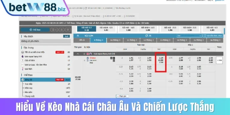 Kèo nhà cái Châu Âu